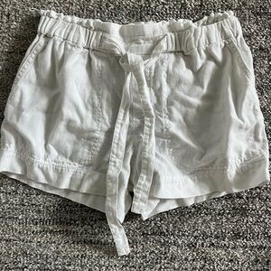 White Calvin Klein shorts
